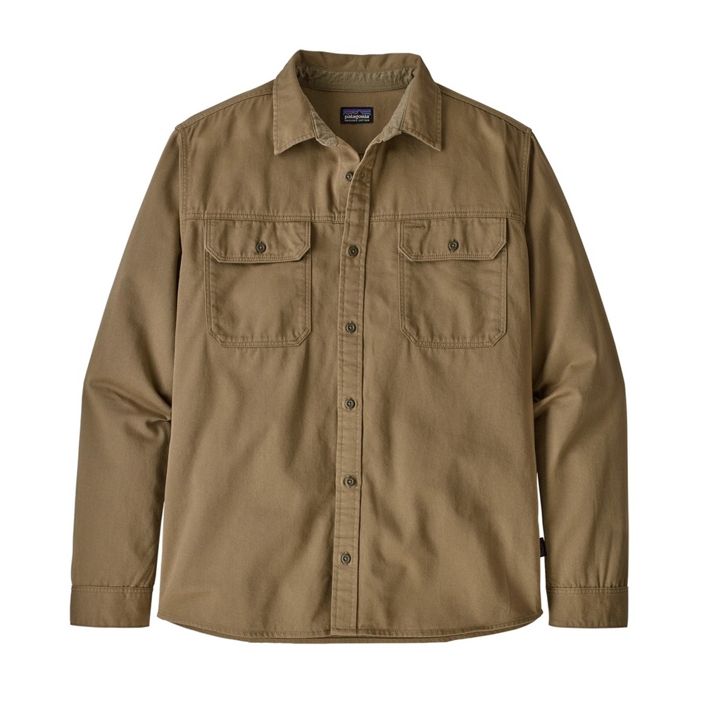 Patagonia Long-Sleeved Four Canyons Twill Shirt Size M✨